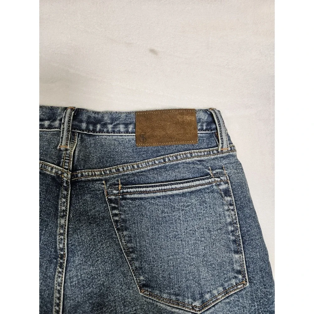 Todd Snyder Denim Blue Jeans Stretch 5-Pocket Straight Fit Men Size 32x31 - Picture 6 of 11